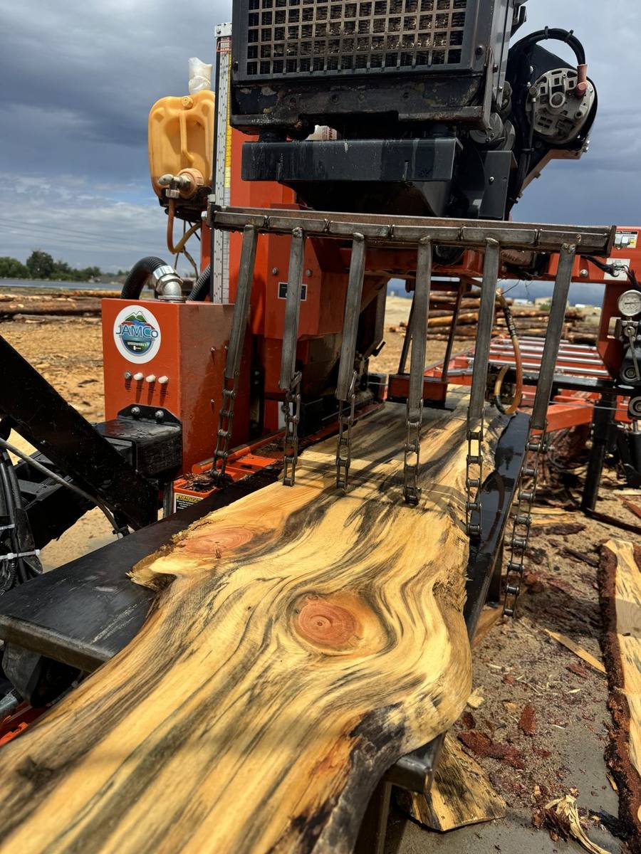 Figured slab coming off our LT40